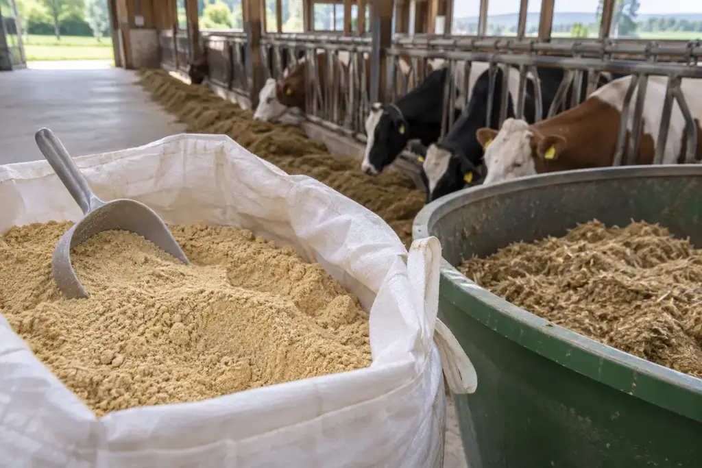 Sojaschrot in der Rinderfütterung